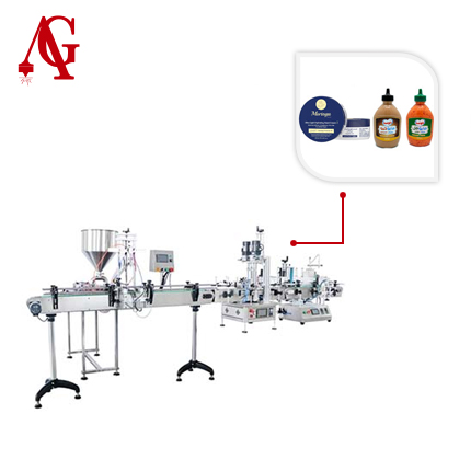 دستکاه پرکن مایعات دو نازل دارای ریل و plc